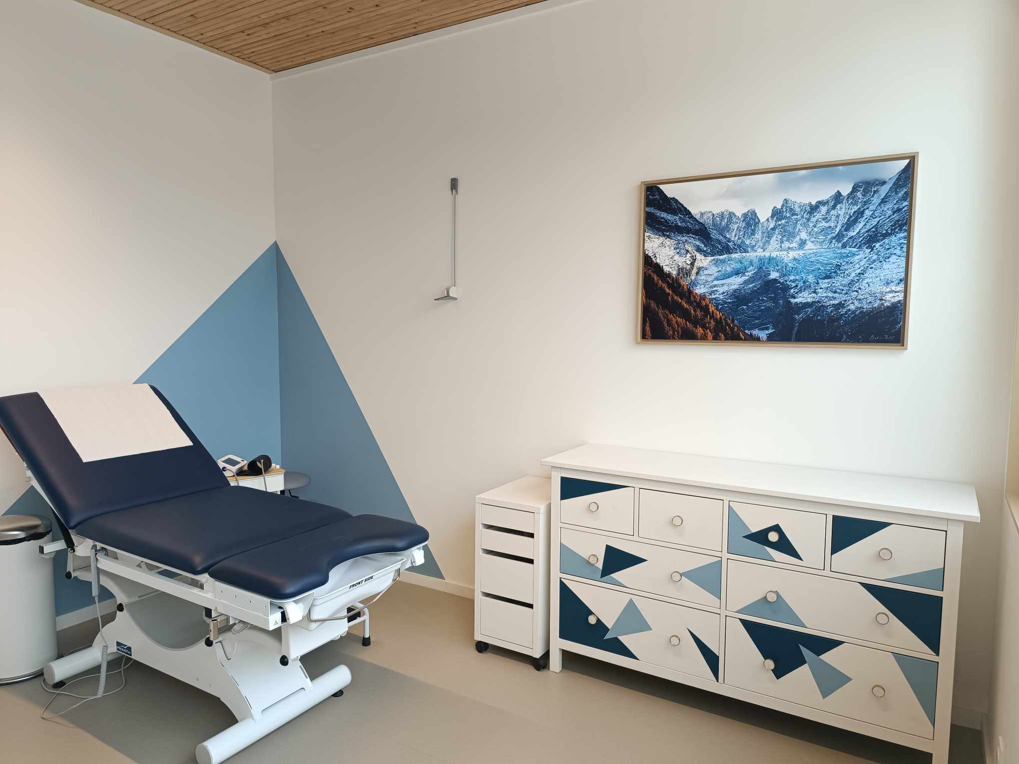 decoration photo, tableau d'art, art photographique, interieur design, brumes, photo paysage, photo montagne, argentière, glacier d'argentiere, décoration cabinet, cabinet docteur déco, décoration bureau