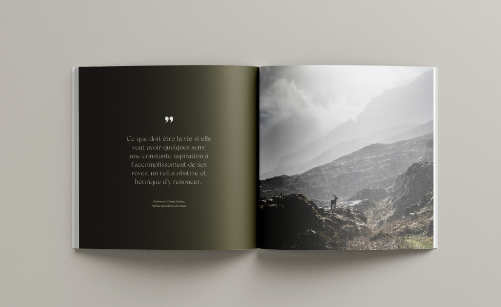 Extrait rêvalité, livre de montagne