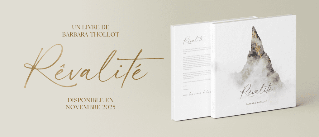 Le livre de Barbara Thollot, Rêvalité, poésie des cimes.