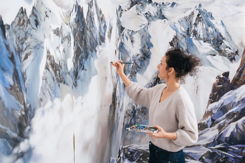 Silvia DE BASTIANI - Peintre aquarelliste de montagnes